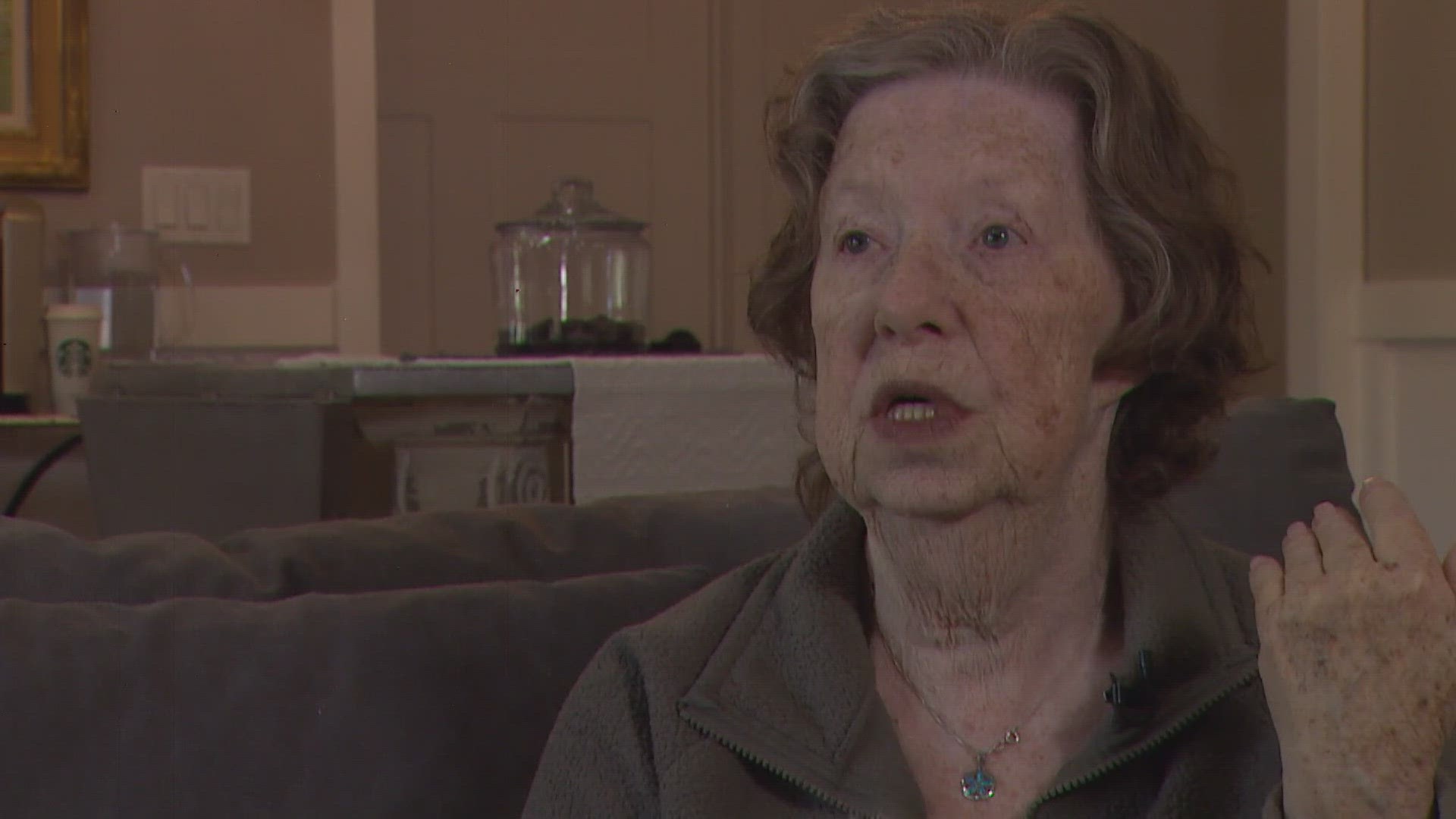 The 78-year-old says crossing a busy street to get her mail is too dangerous.