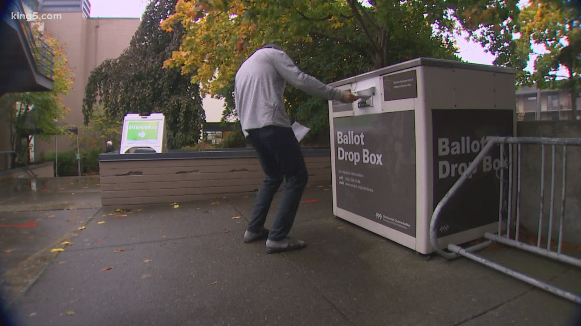 Ballots boxes in around western Washington have been buzzing the last few days as voters rush to return ballots early.