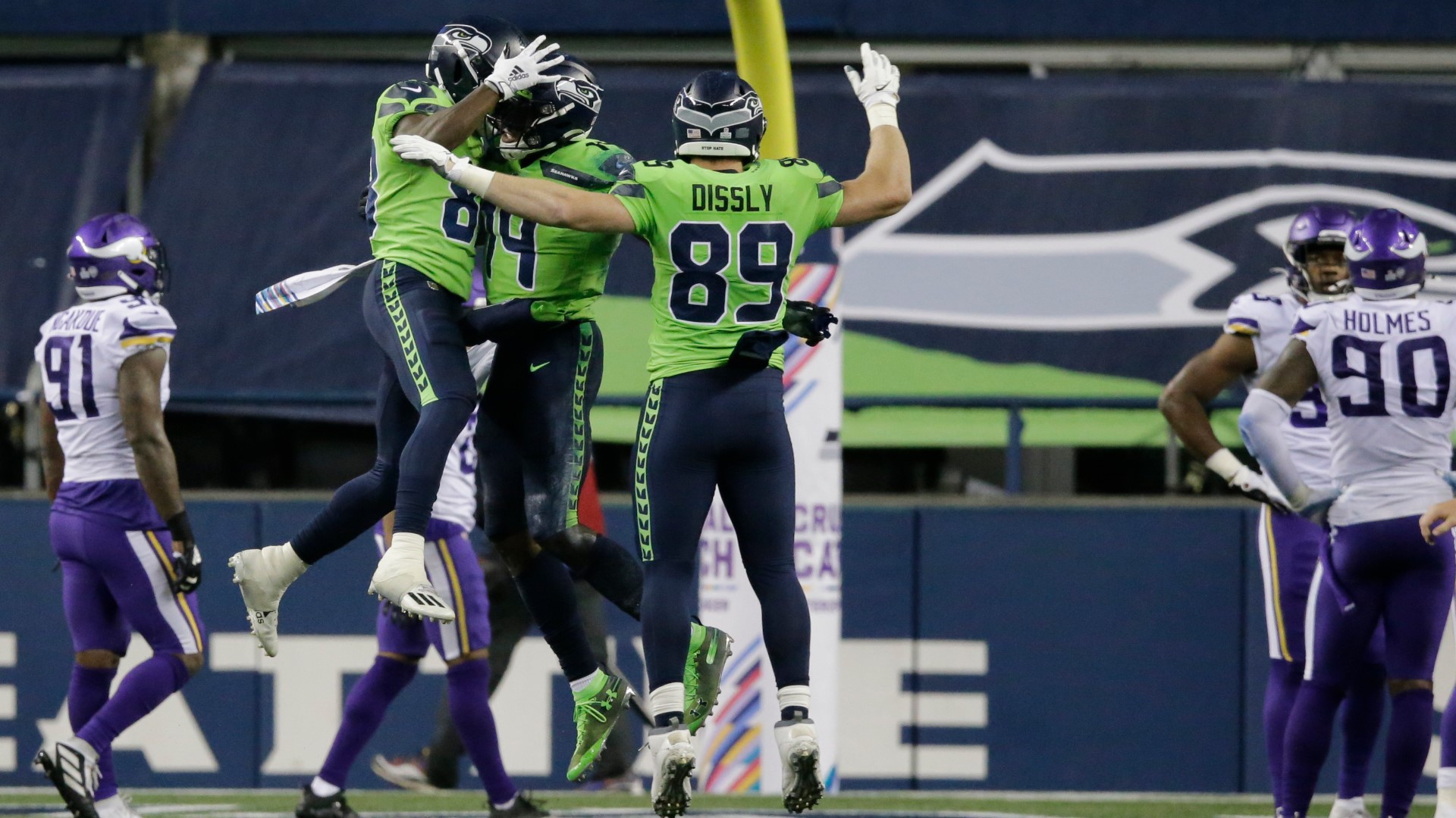 The Seahawks are 5-0 after beating the Minnesota Vikings in a 4th quarter comeback. Next up - Bye week. Terry Hollimon and 710 ESPN's Michael Bumpus talk Hawks.