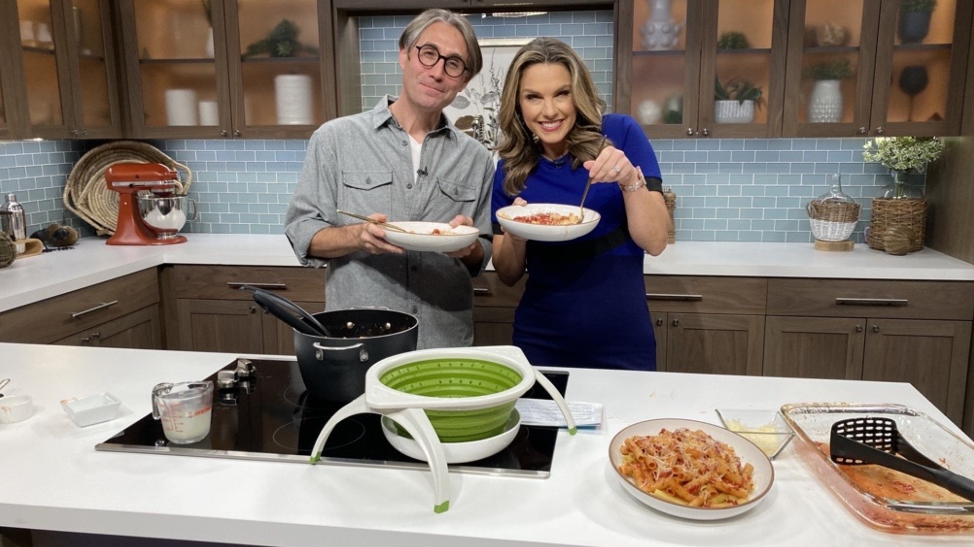 J.M. Hirsch makes this roasted tomato and anchovy sauce from "Cook What You Have," a cookbook that helps you make a meal out of what’s in your pantry! #newdaynw