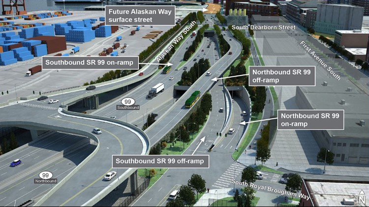 New SR 99 downtown off-ramp opens for Tuesday commute ...