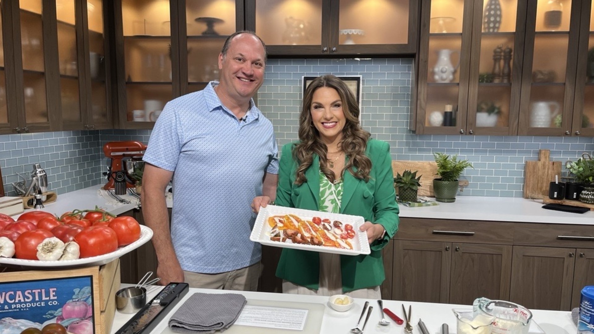 Culinary author James Fraioli shares a no-heat cooking recipe that showcases summer tomatoes.
