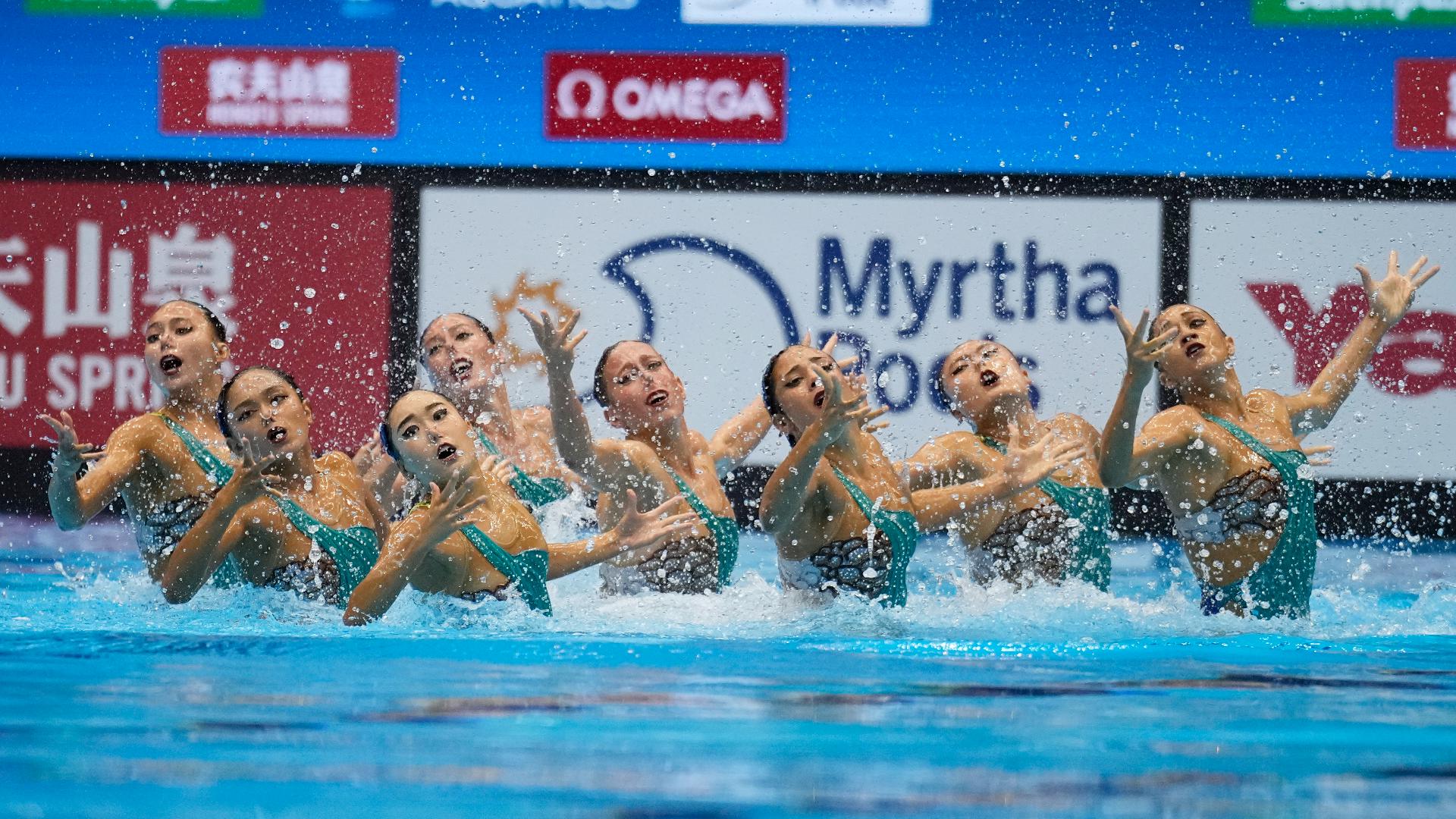 Audrey Kwon and Keana Hunter are hoping to bring home the U.S. first artistic swimming medal since 2004.