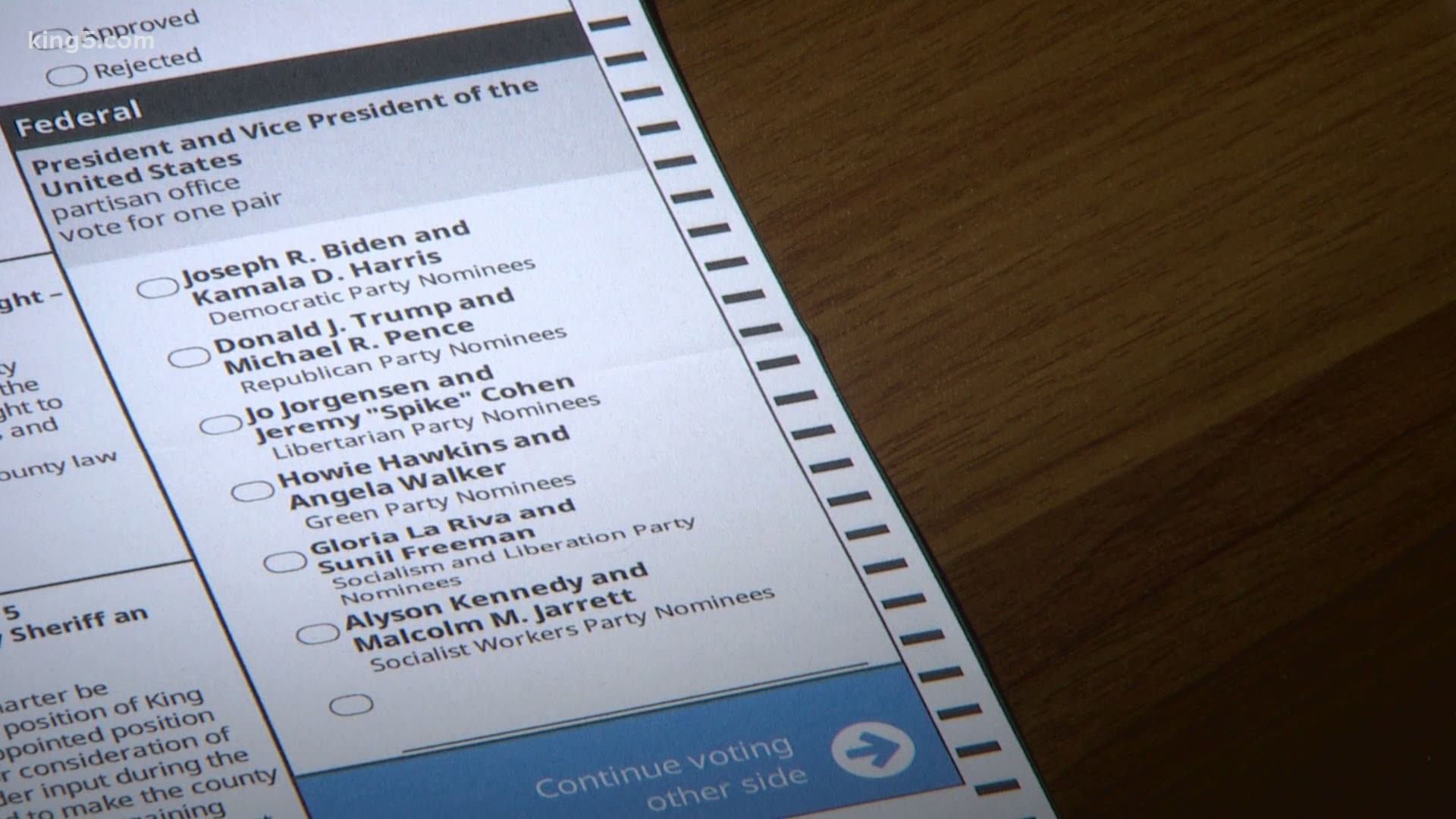 King County Elections says it's approaching 20% voter turnout which is well beyond record-breaking territory, but some voters are running into issues with ballots.