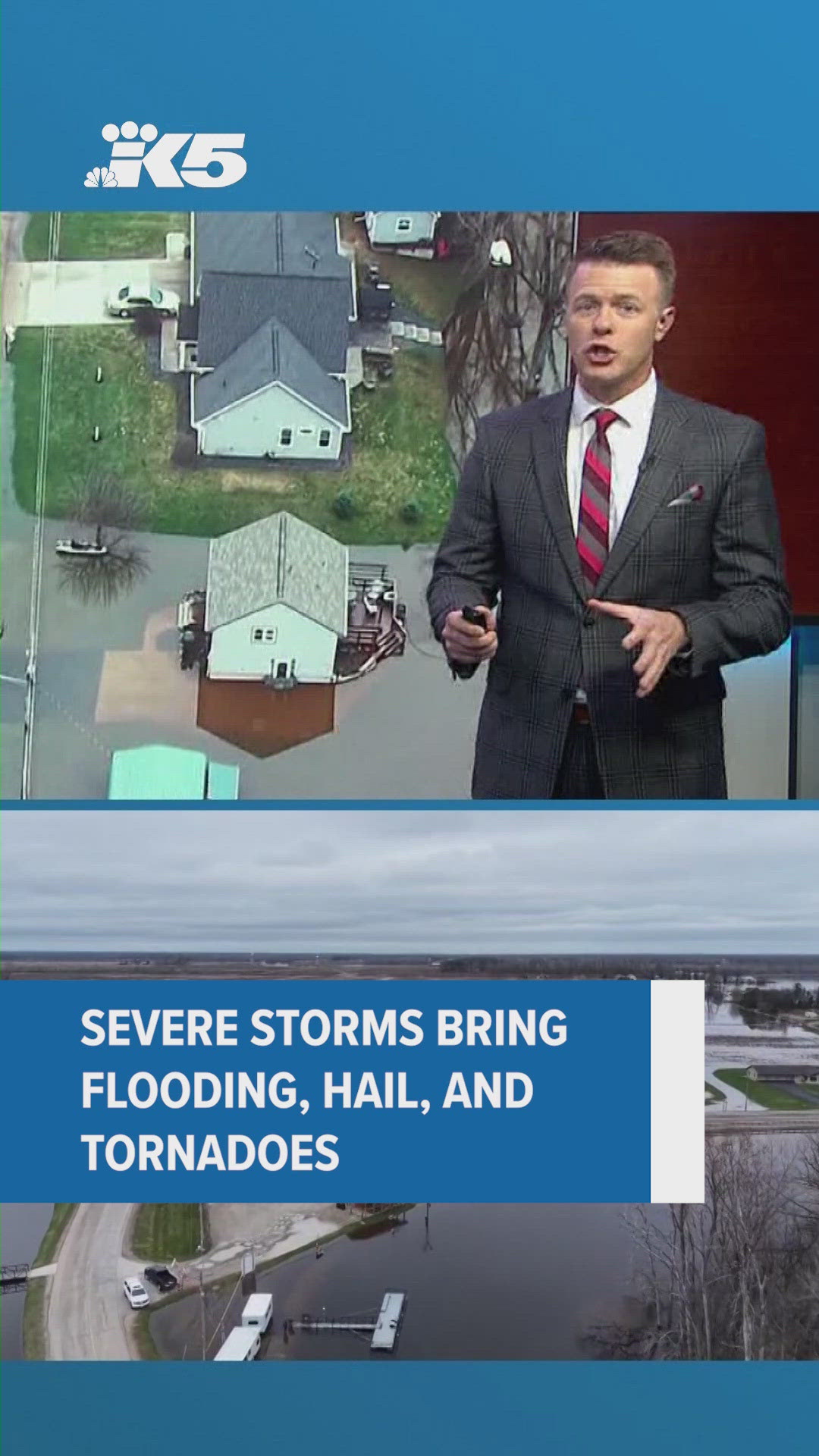 Severe storms slam central U.S., trigger flooding and tornadoes | king5.com