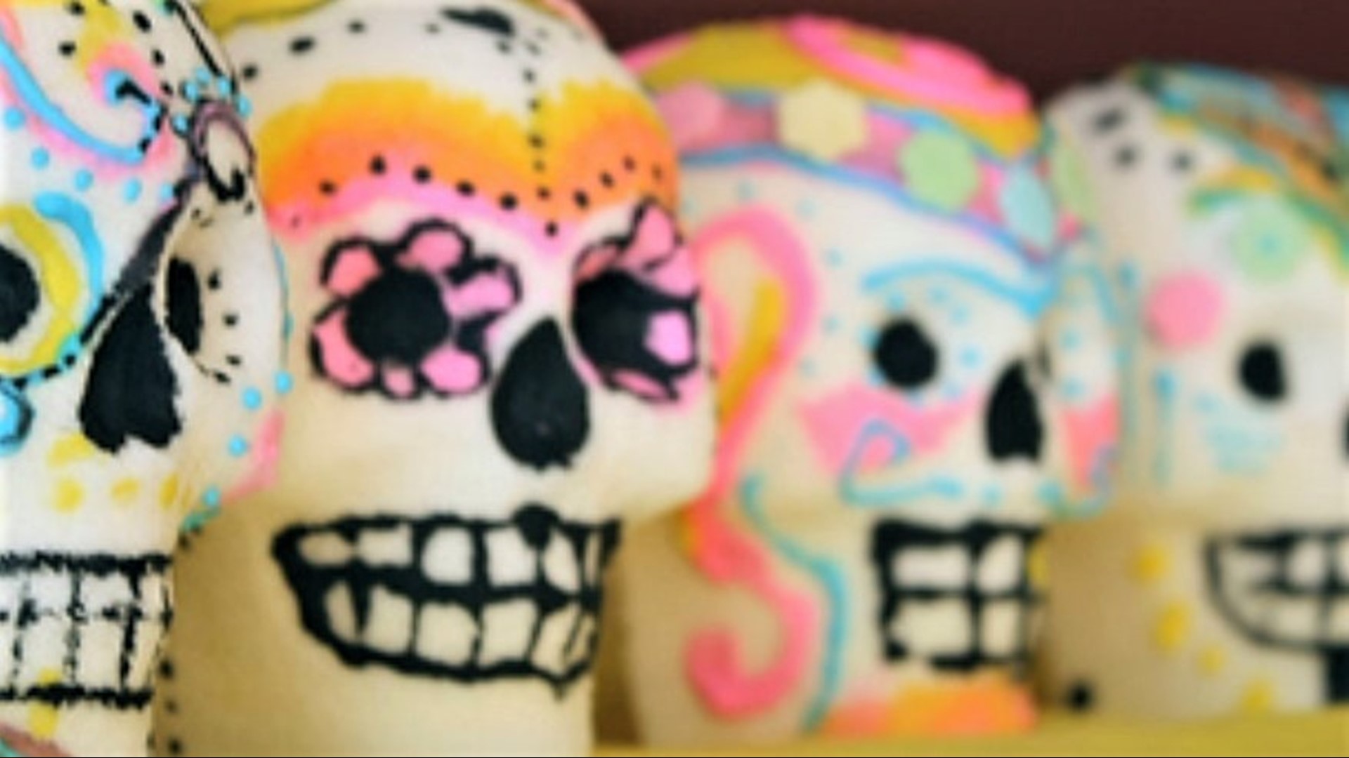 Day of the Dead Folk Art - Sugar Skulls