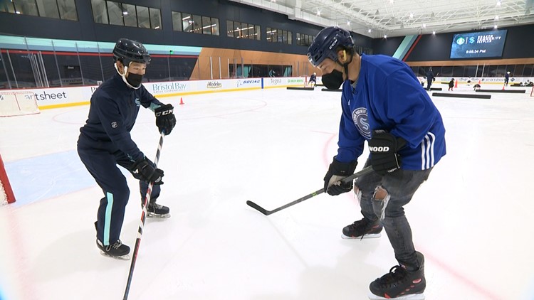 Learn to play hockey at the Kraken Community Iceplex