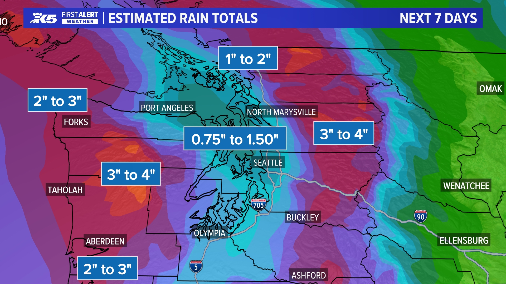 Seattle weather: Heavy rain in western Washington this weekend | king5.com