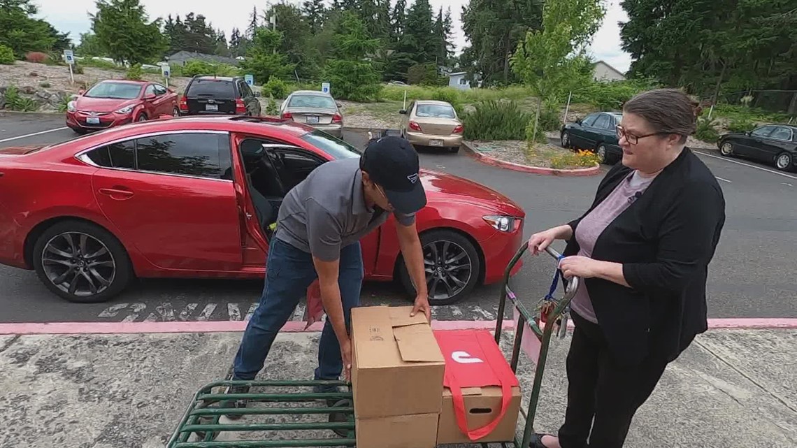 How DoorDash facilitates a major food bank delivery service in King