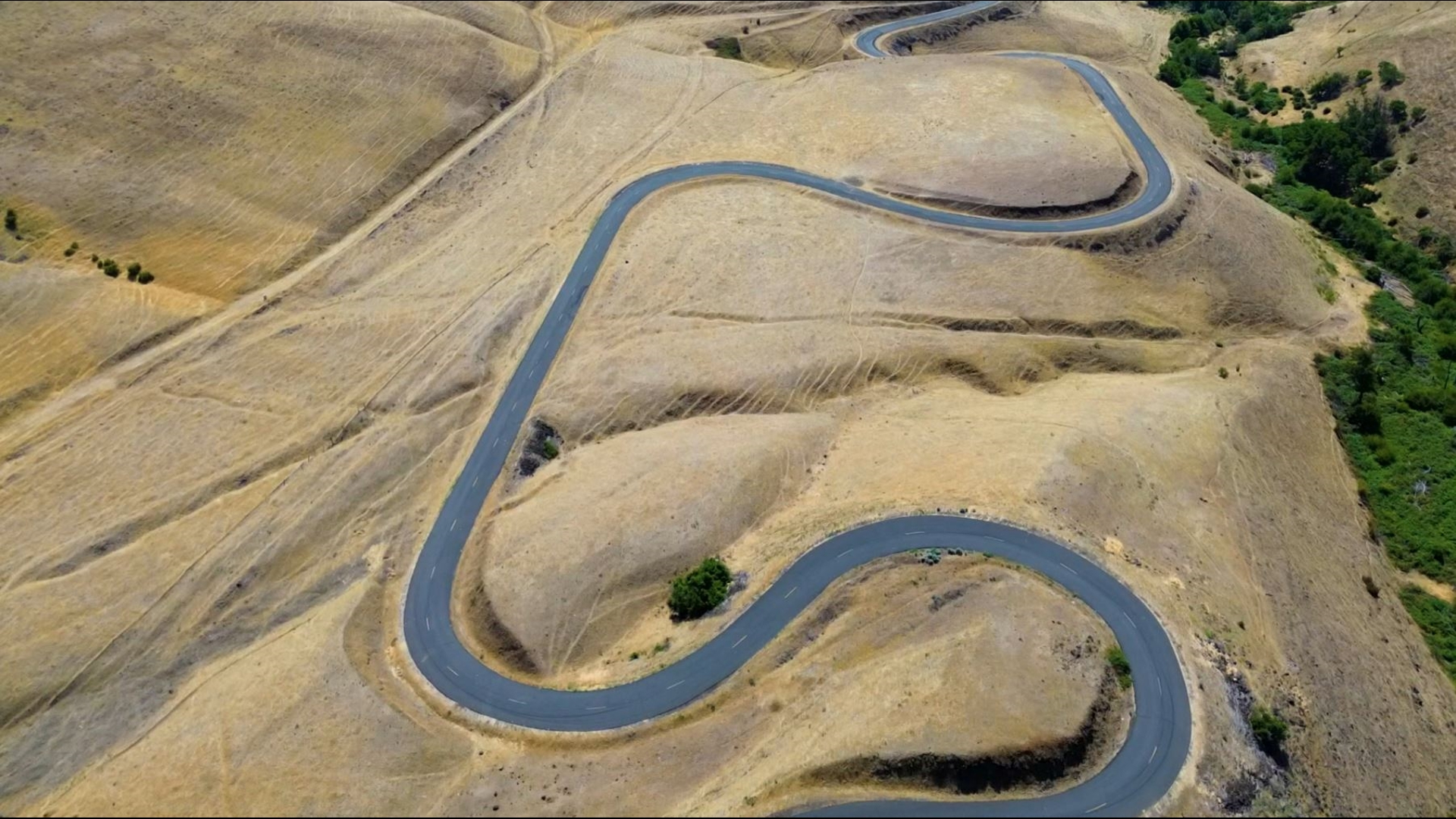 Constructed between 1909 and 1913, the Maryhill Loops Road was the state's first asphalt-paved driving surface. #k5evening