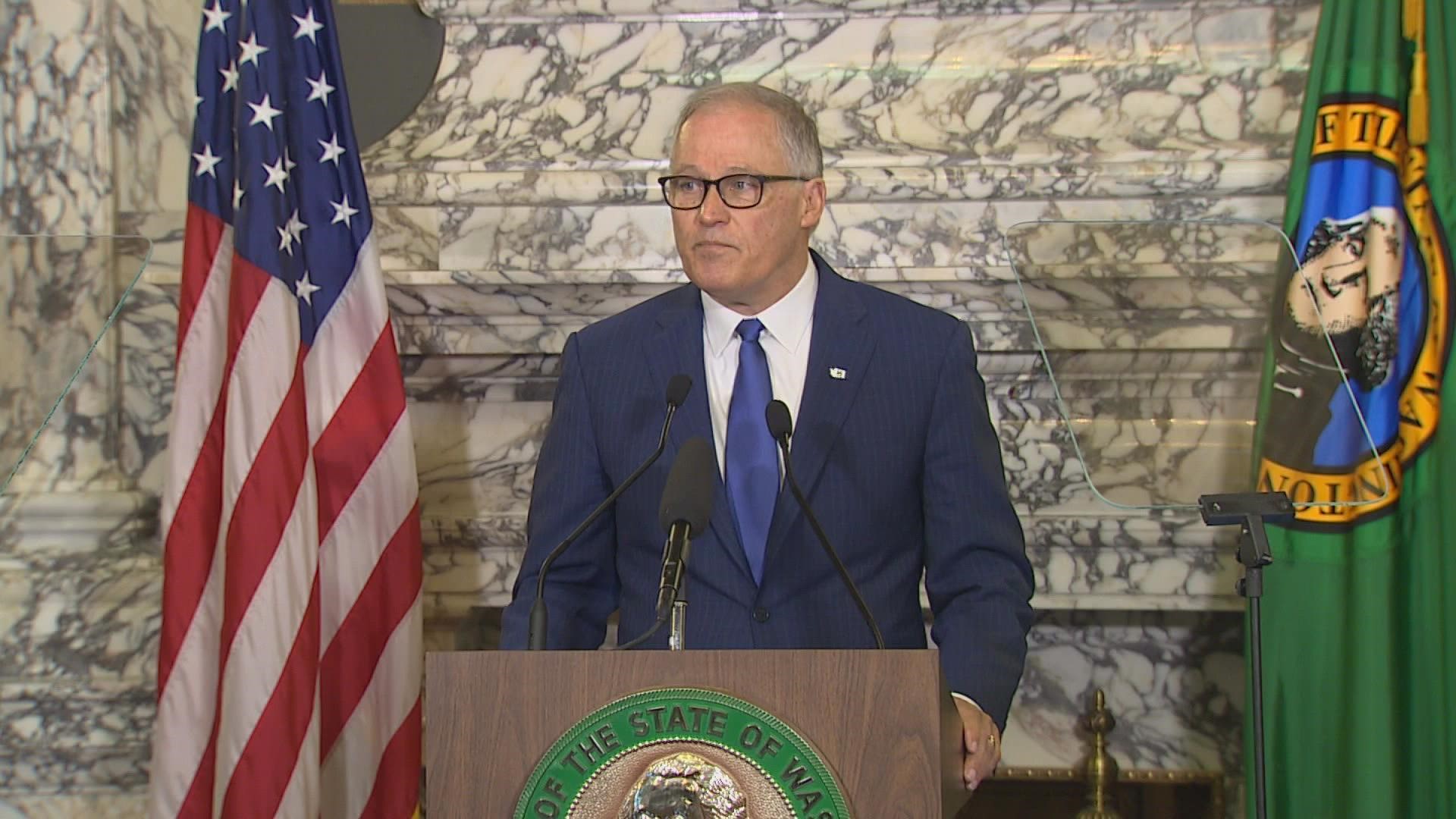 Gov. Jay Inslee highlighted his key legislative goals including homelessness, climate change and transportation in his annual State of the State address.