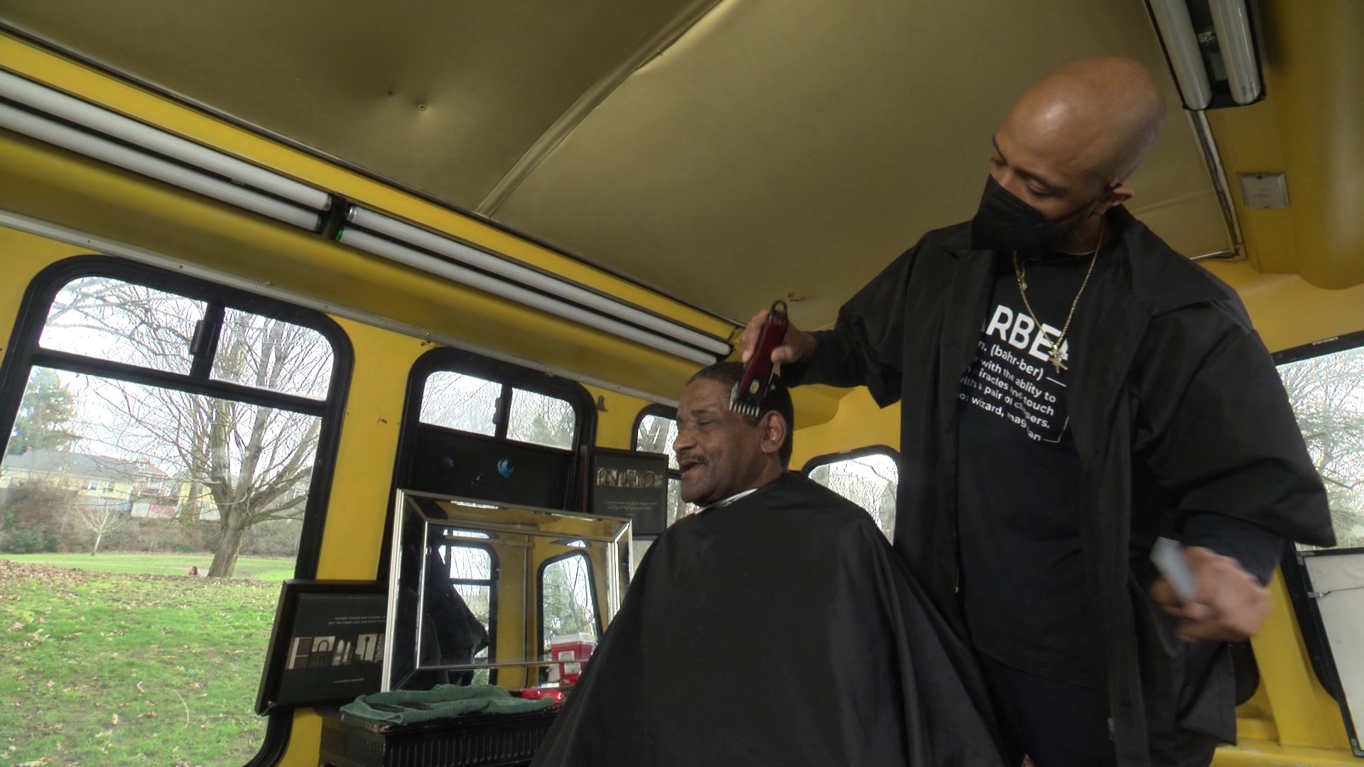 Diesel the Barber appreciates the journey cut by cut, mile by mile. #k5evening