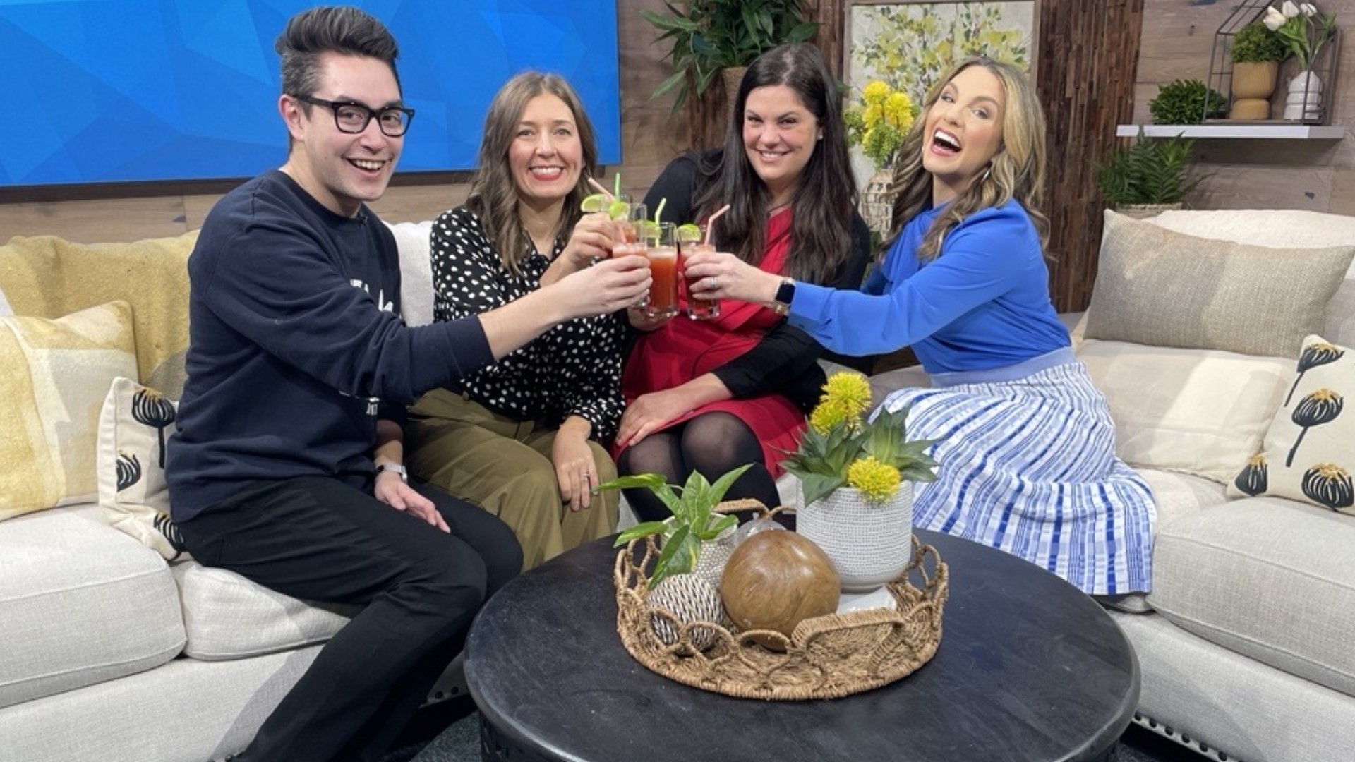 Authors Andrea Dunlop and Geraldine DeRuiter join executive producer Joseph Suttner and Amity for a round of Hot Topics. #newdaynw