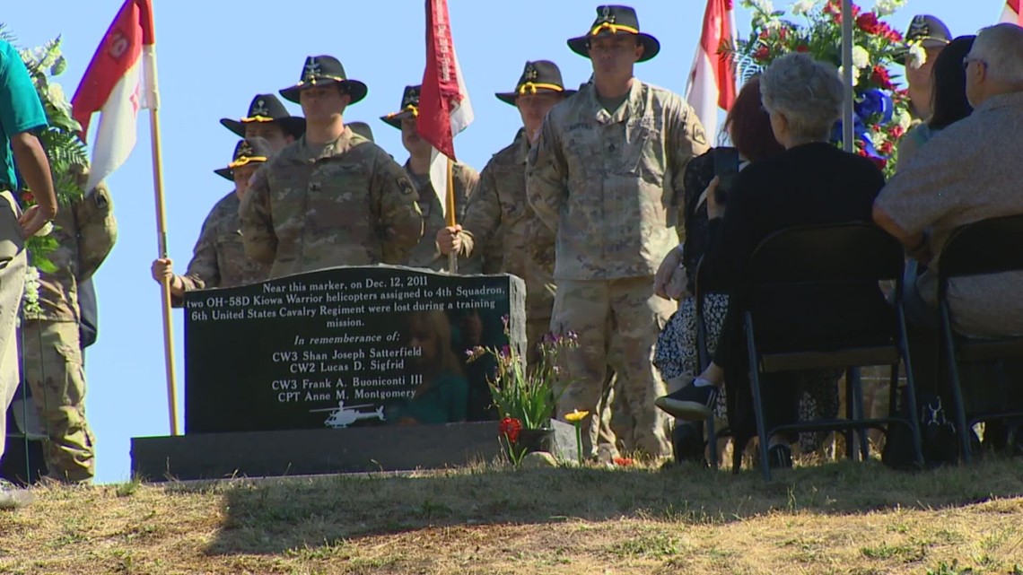 Soldiers killed in 2011 JBLM helicopter crash honored with memorial site - Vimarsana News
