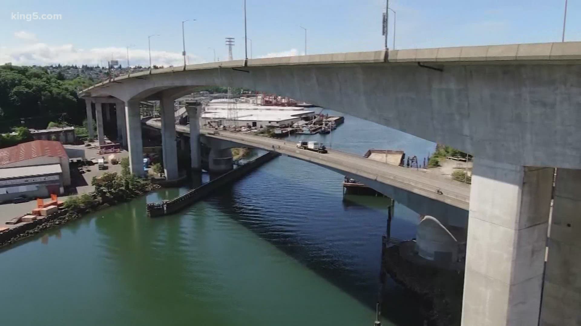 A new report says Seattle is not spending enough on the upkeep and maintenance of its bridges, and many of those crossings are in worsening condition.