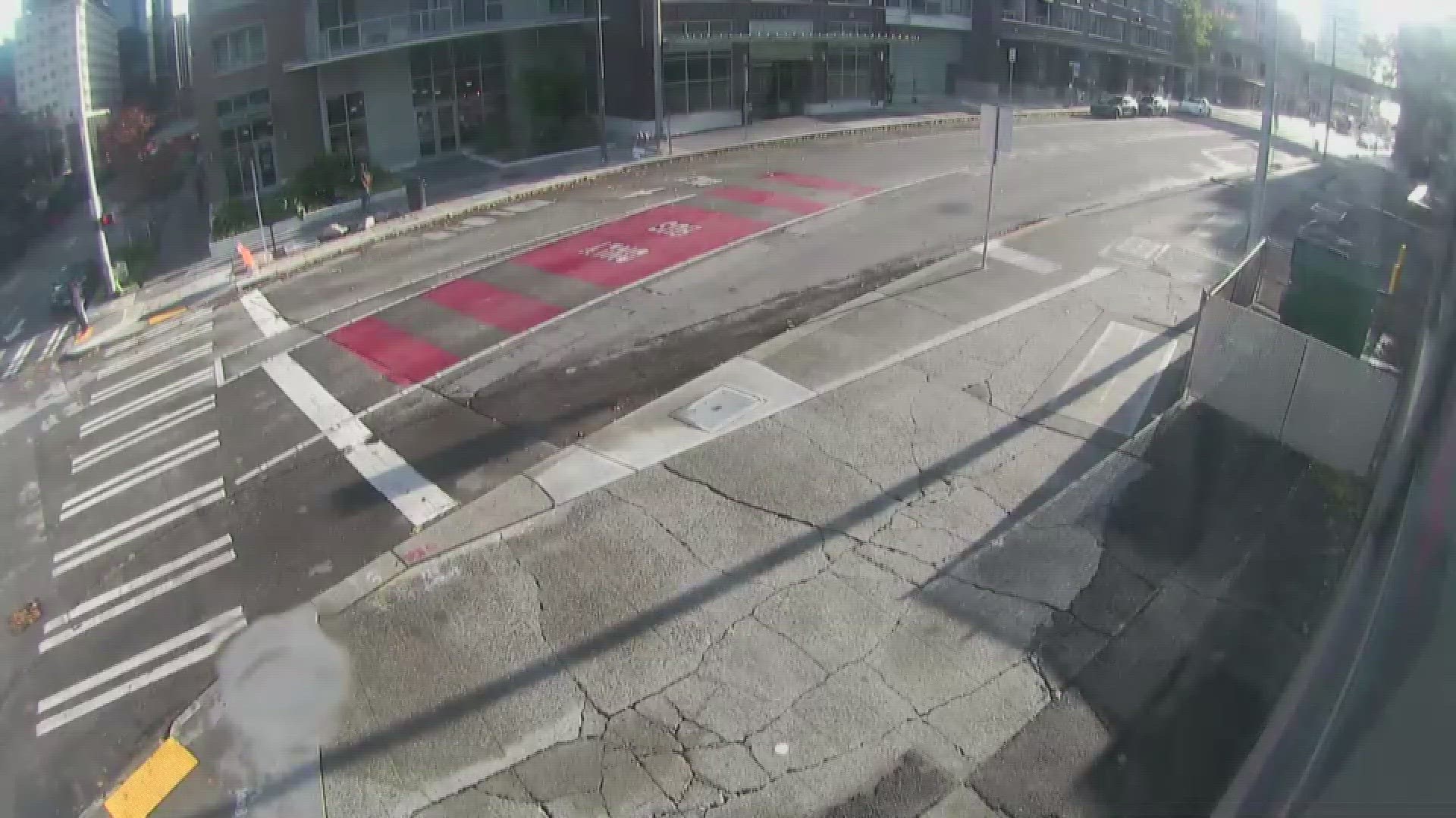 New video shows the moment a reckless driver hit a Seattle metro bus and killed a pedestrian in Seattle's Belltown neighborhood on November 4th