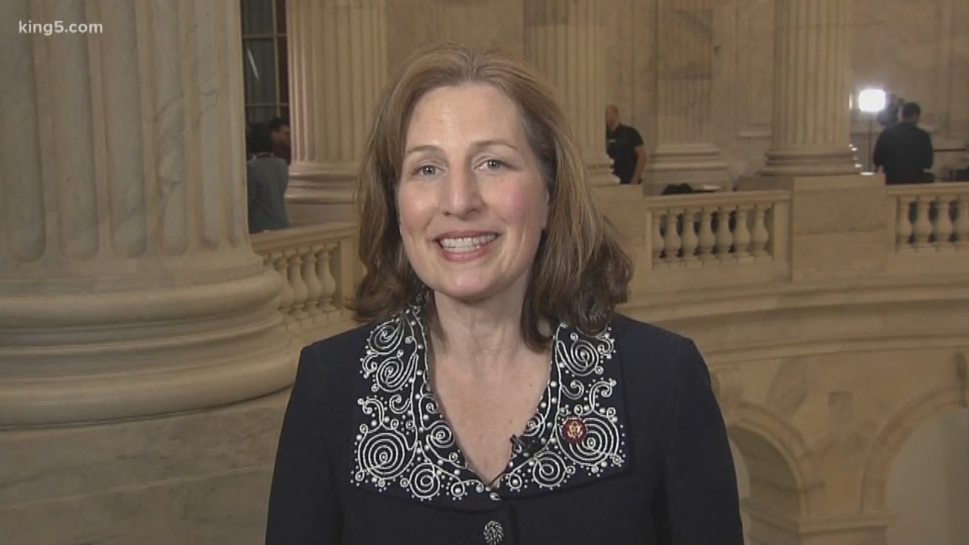 Washington Congresswoman Kim Schrier, who represents the state’s 8th Congressional District, was part of the new class that was sworn in Thursday.