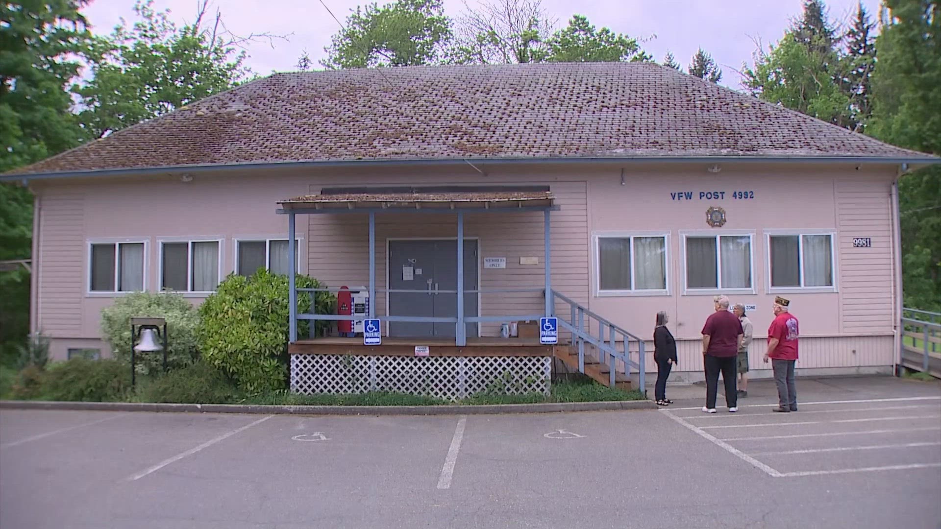 If the VFW Post in Kitsap County doesn't replace its roof, Commander Gary Heitmann says insurance will drop them early next year.