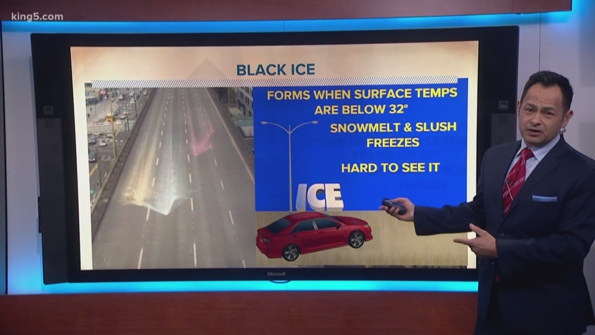 KING 5's Craig Herrera explains how black ice forms.