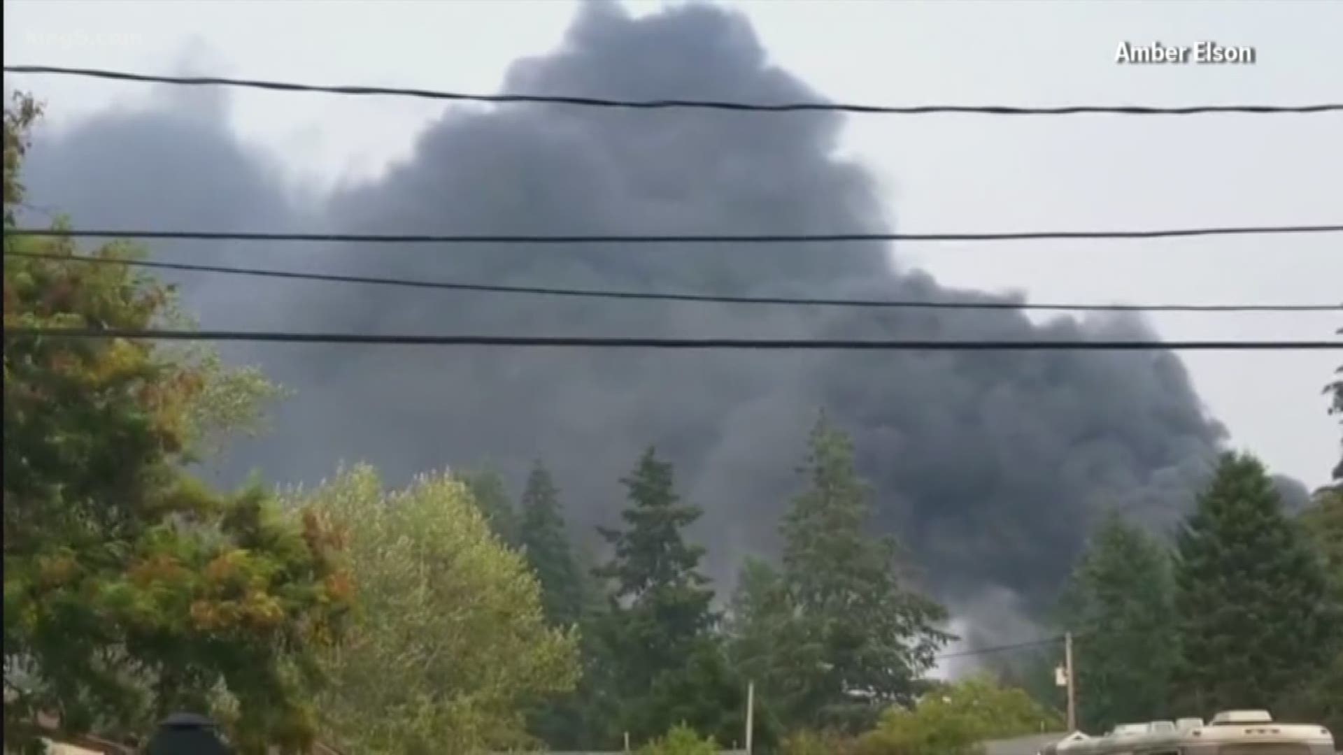 Shelton industrial fire sends toxic smoke into already unhealthy air