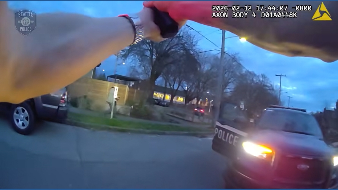 Seattle police release bodycam video of shootout with armed suspect