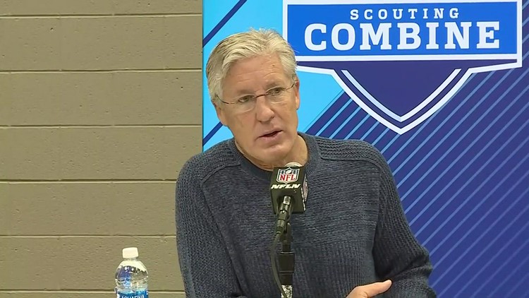 Seahawks coach Pete Carroll on challenging Russell Wilson