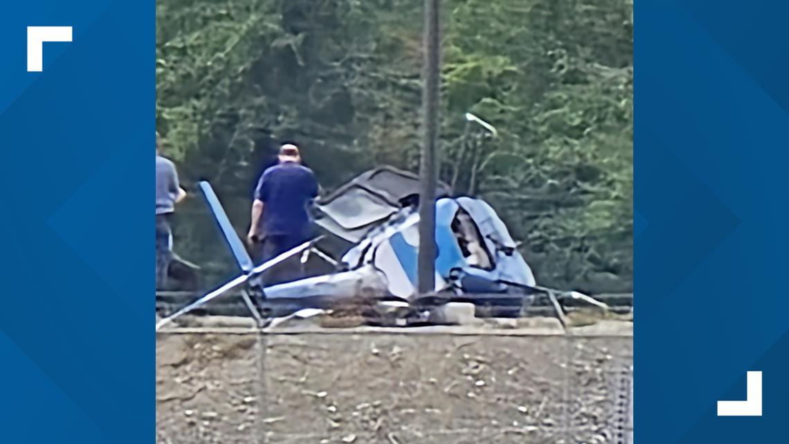 Helicopter crash injures two at Skagit Regional Airport | king5.com