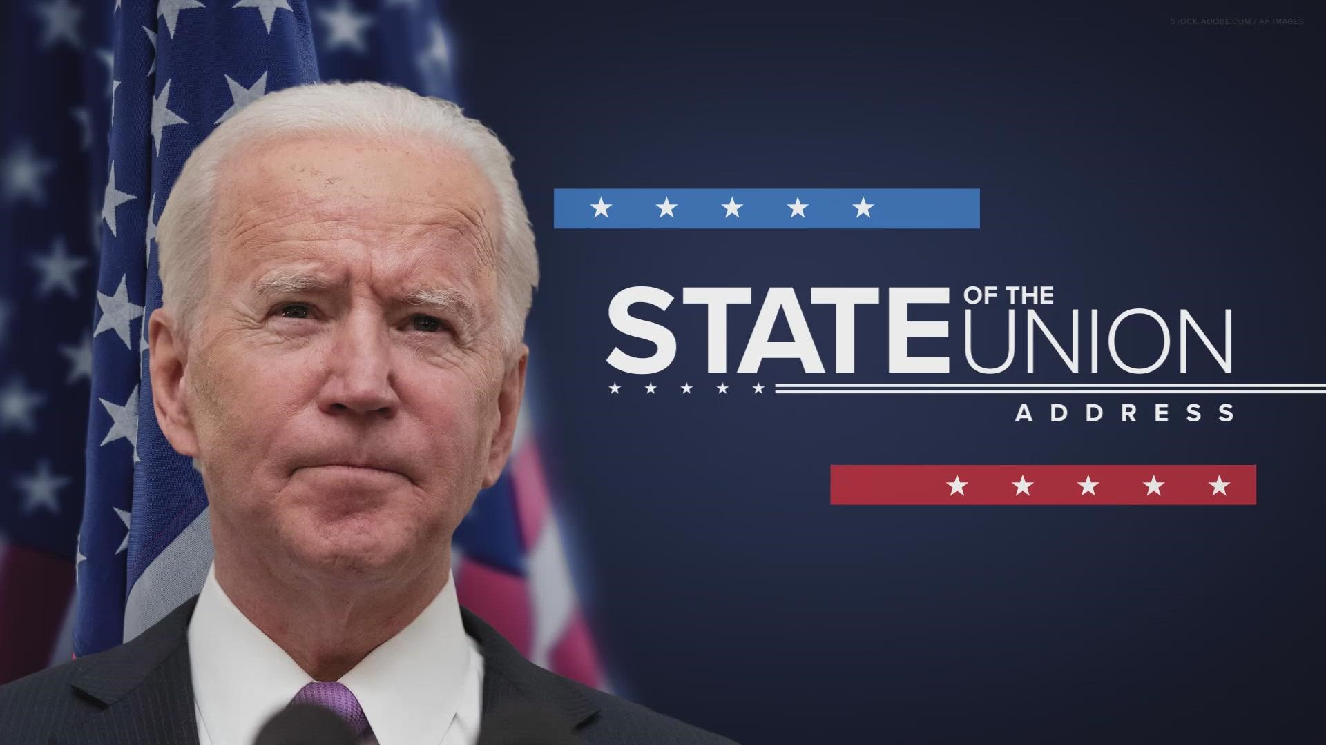 Some topics to watch for during President Joe Biden's State of the Union Address
