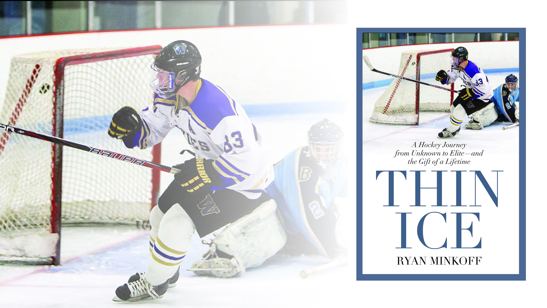 UW's all-time leading hockey scorer, Ryan Minkoff, shares his journey from youth hockey to making it big in Finland in autobiography, "Thin Ice".