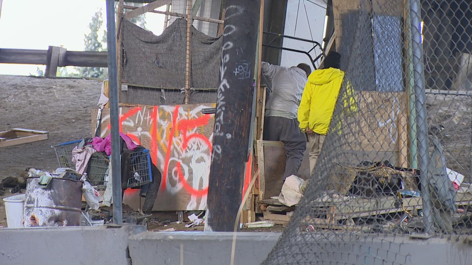 A homeless encampment under the Ship Canal Bridge has some neighbors concerned, but all solutions appear to be complicated.