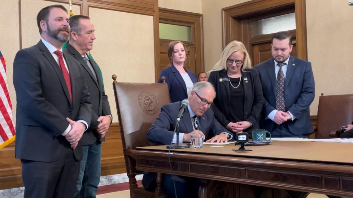 Gov. Inslee signs bill targeting 'pill presses' used for fentanyl - Vimarsana News
