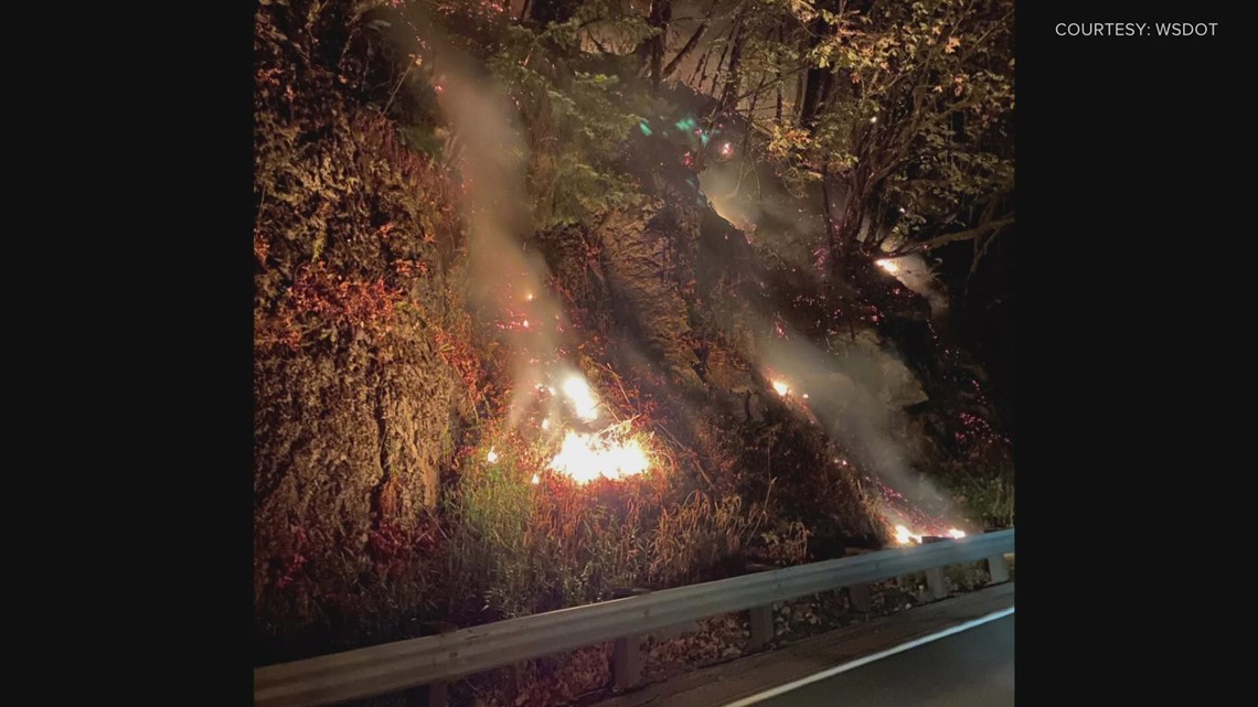 Bolt Creek Fire Closes Parts Of Highway 2 | King5.com