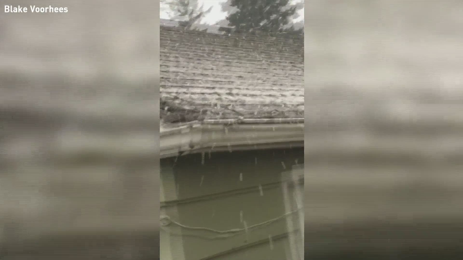 Blake Voorhees and Jay Martin Jr. captured footage of hail in Skyway and the Bellevue/Renton area on Nov. 25, 2019.