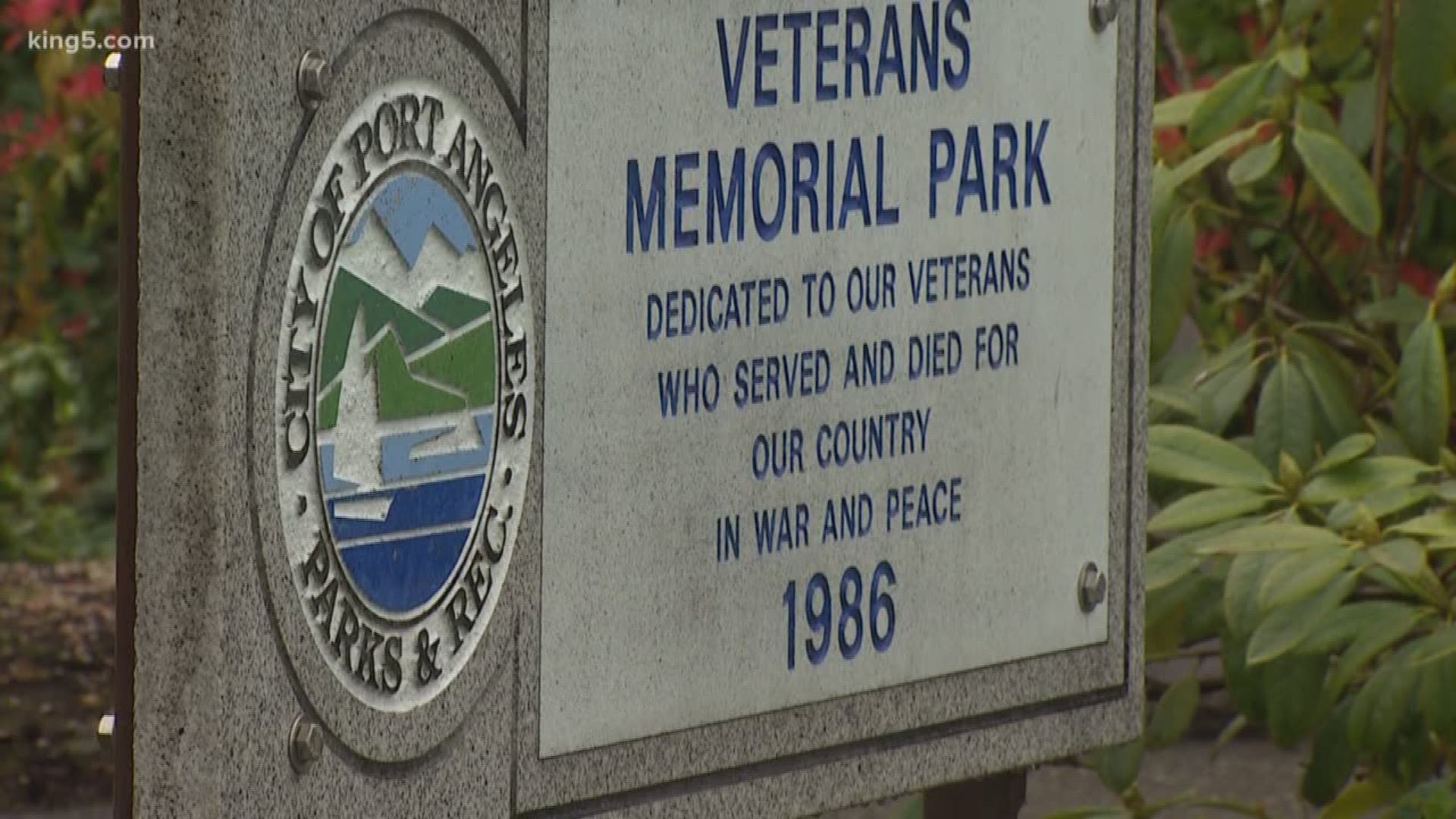 A park dedicated to honoring our veterans is being overrun by homeless people and drug addicts. It sounds like something that would happen in Seattle, but it's actually taking place far away on the Olympic Peninsula. KING 5's Eric Wilkinson was in Port Angeles, with a city facing some tough choices.