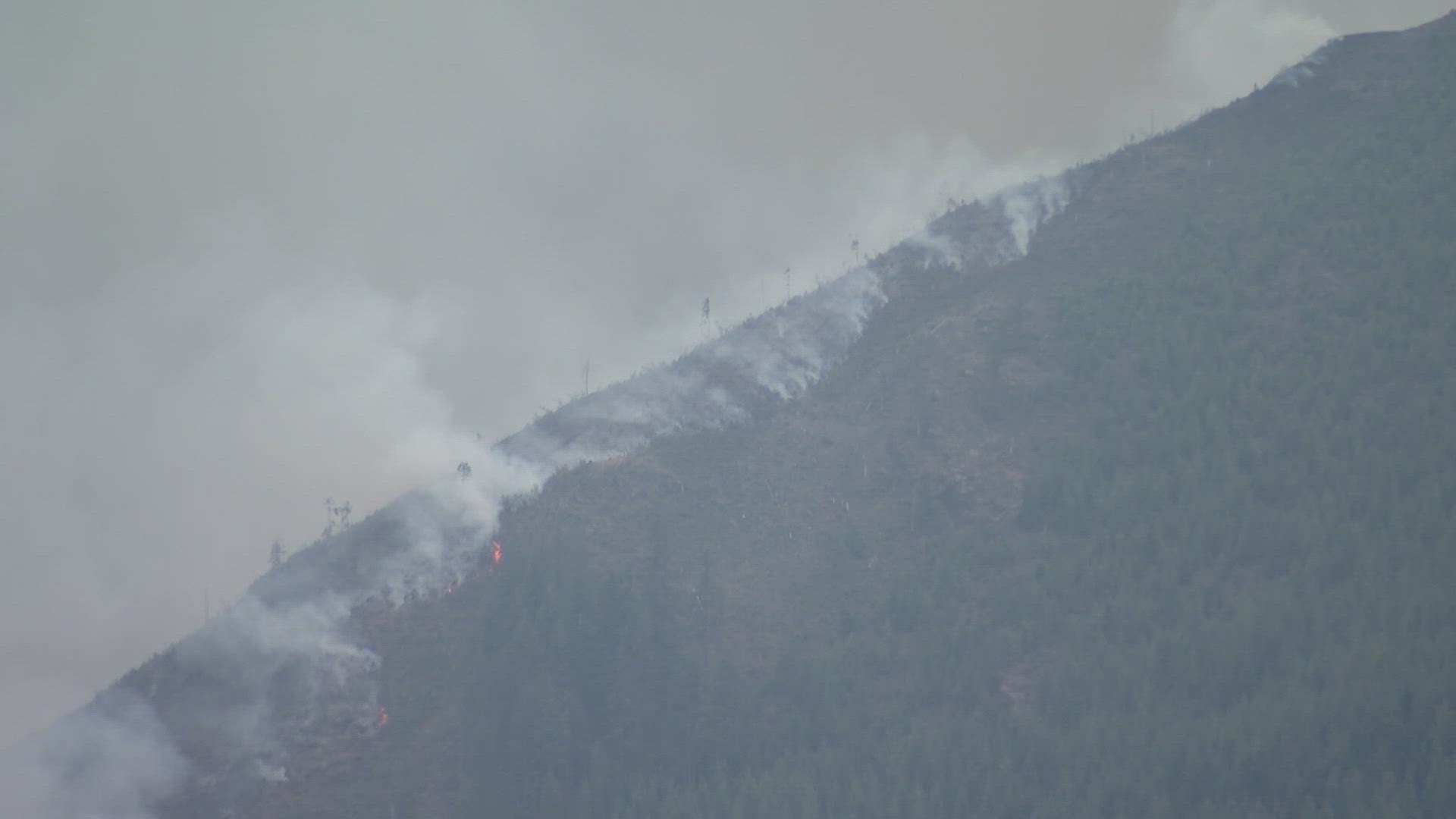 The fire has now increased to over 350 acres, crews say.