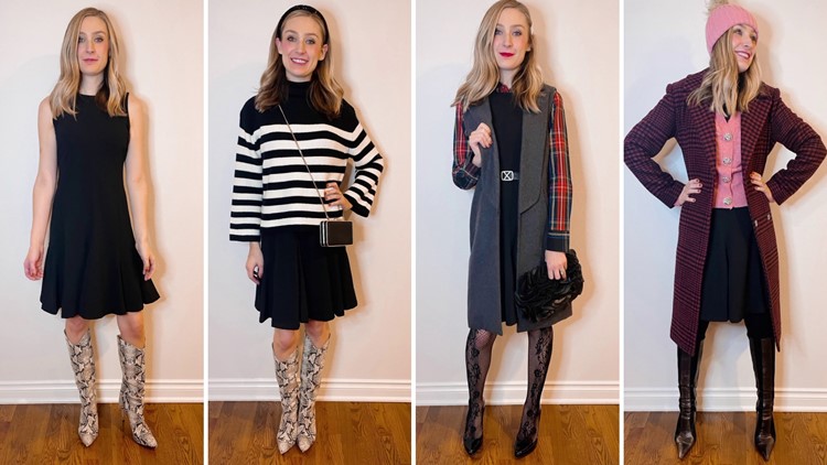 Go ahead, wear the same dress to every holiday party this season!