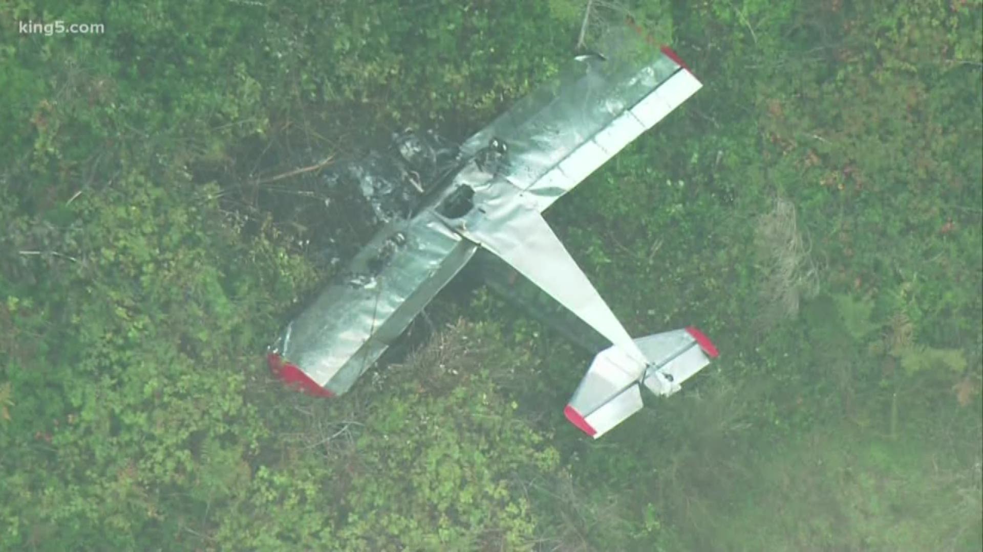 The owner and pilot of the homemade plane was taken to the hospital with unknown injuries. No one else was hurt.