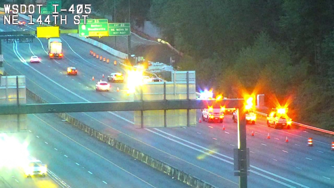 A 41-year-old man was struck and killed attempting to cross I-405 in Bothell, closing northbound lanes for over three hours, according to Washington State Patrol.