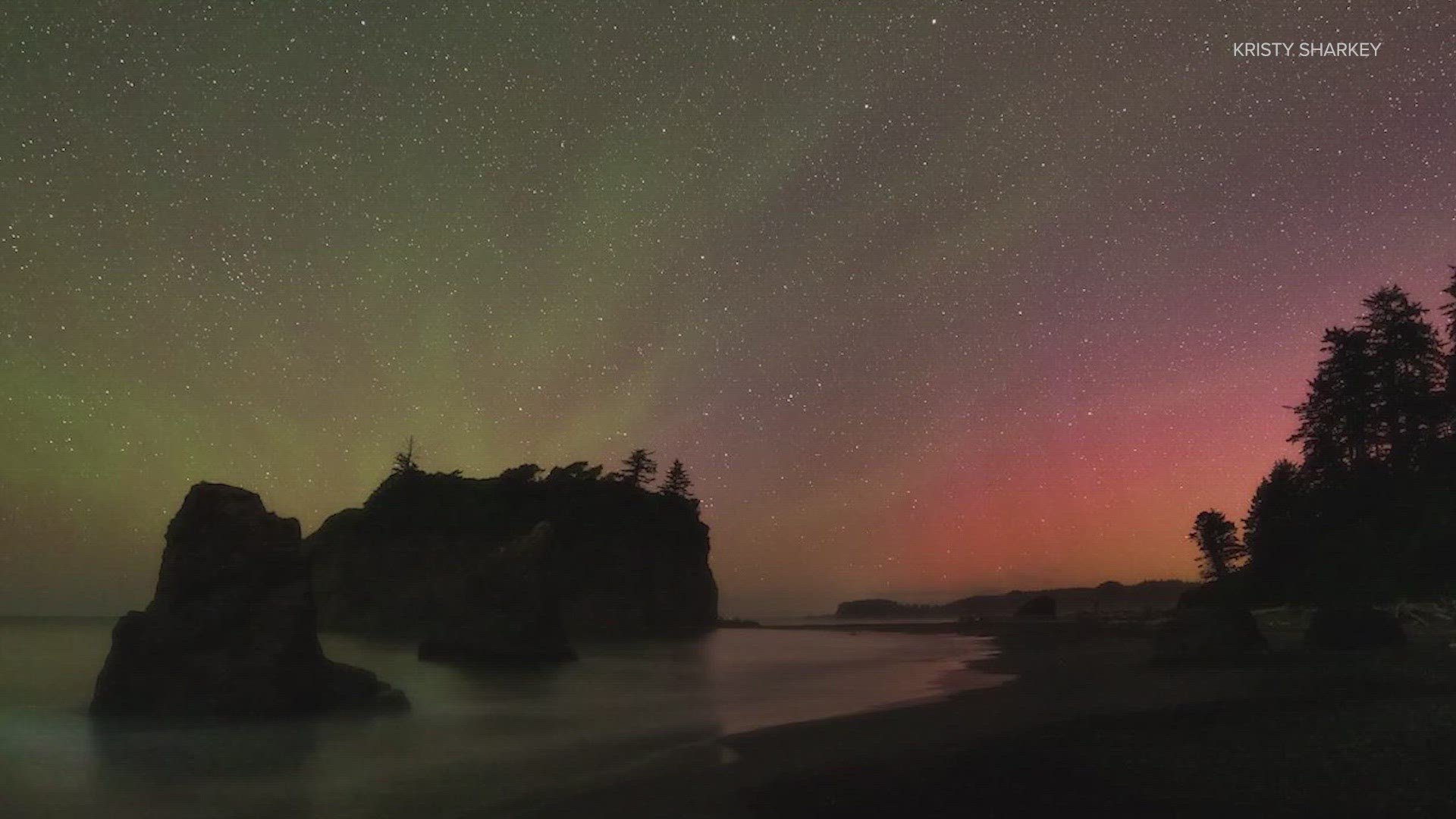 The late arriving Solar Storm will arrive at earth Friday evening. This may give part of western Washington the chance to see the aurora borealis.