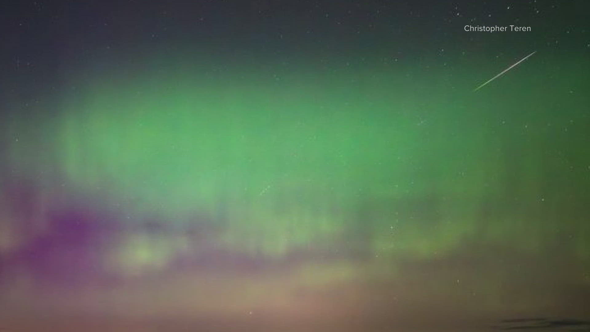 On Thursday night, the northern lights may be visible across the whole state, according to the Space Weather Prediction Center.