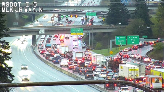 All lanes of northbound I-5 reopen at MLK Way following fatal collision ...