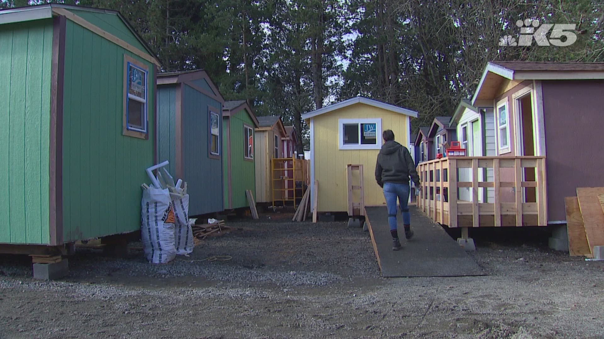 There’s about to be a new place for the homeless to live in Olympia. The homeless population in the city has grown tenfold since last summer.