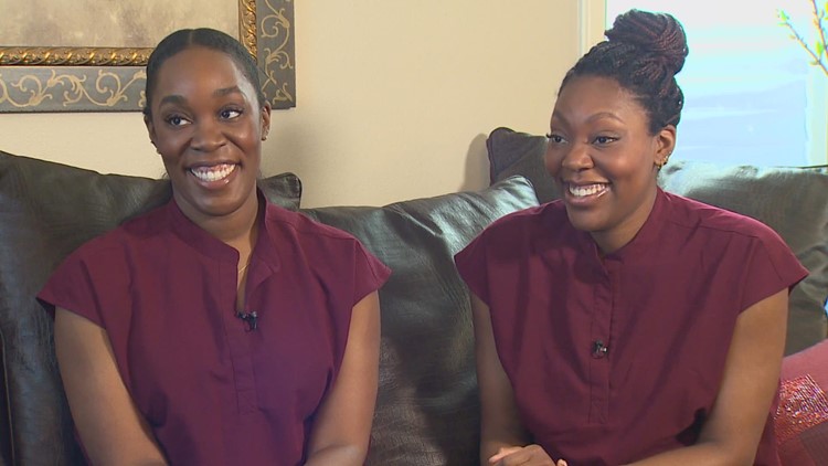The Egwuatu sisters hope to inspire people 'who look like us' to become doctors