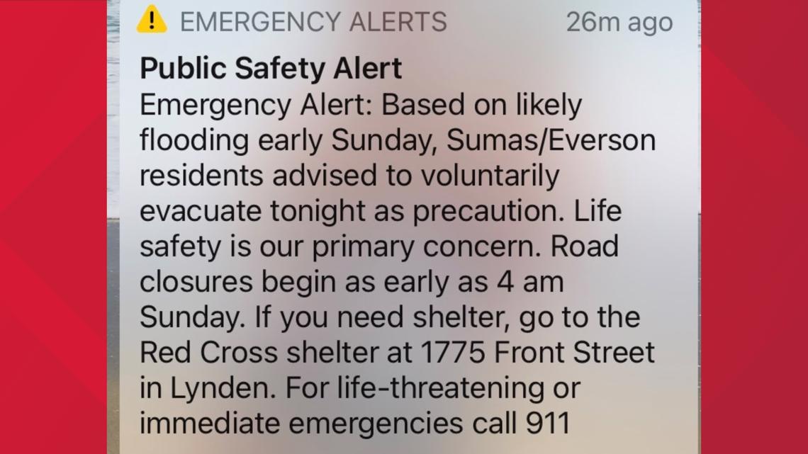 Everson, Sumas residents advised to voluntarily evacuate - Vimarsana News