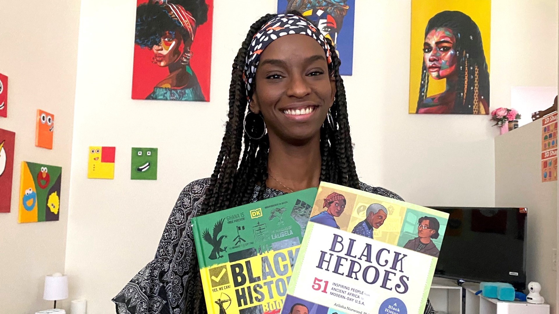 Teacher Zhane Allan celebrates Black History year-round. #k5evening