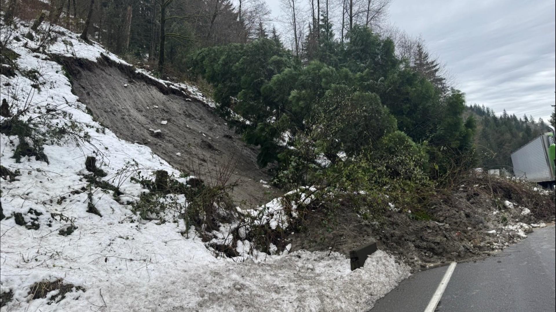Eastbound SR 18 reopens near Tiger Mountain Summit after slide | king5.com