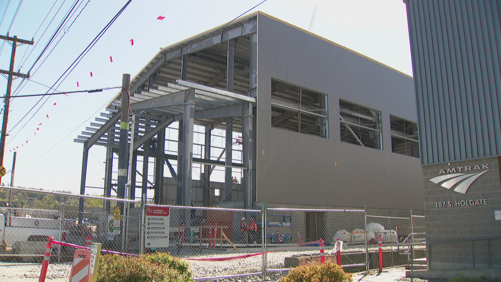 The $300 million SODO-area project is more than halfway complete; the new Airo fleet is expected to begin Cascades service by late summer.