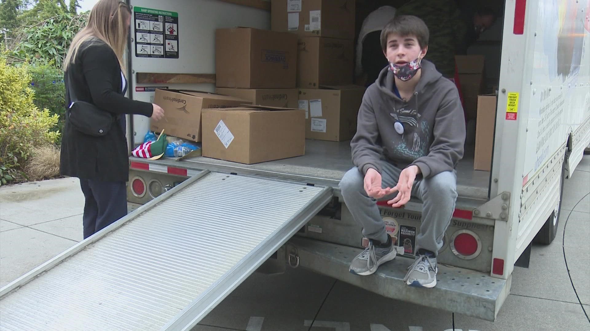 This is Zach Darner's seventh year collecting toys. It all started because of his personal connection to spending time in the hospital.
