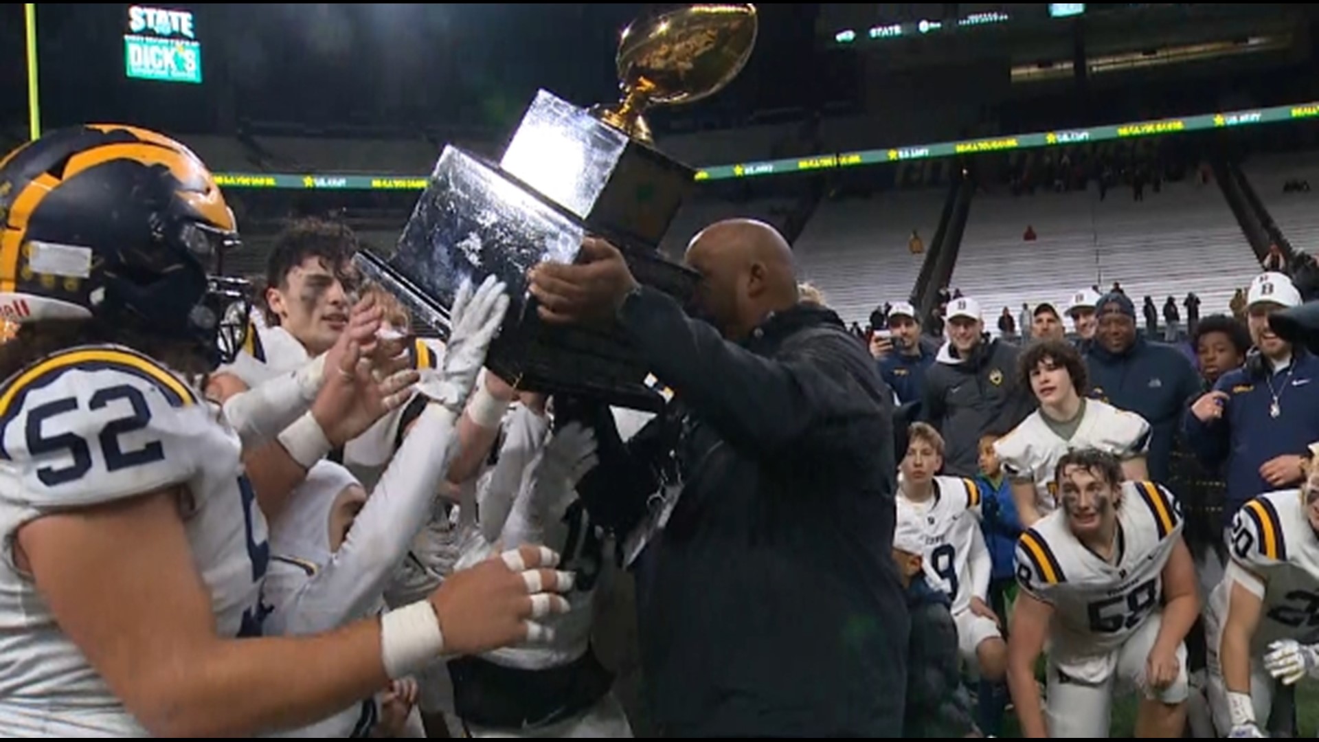 Highlights of Bellevue's 14-0 win over Yelm in the 3A State Title game