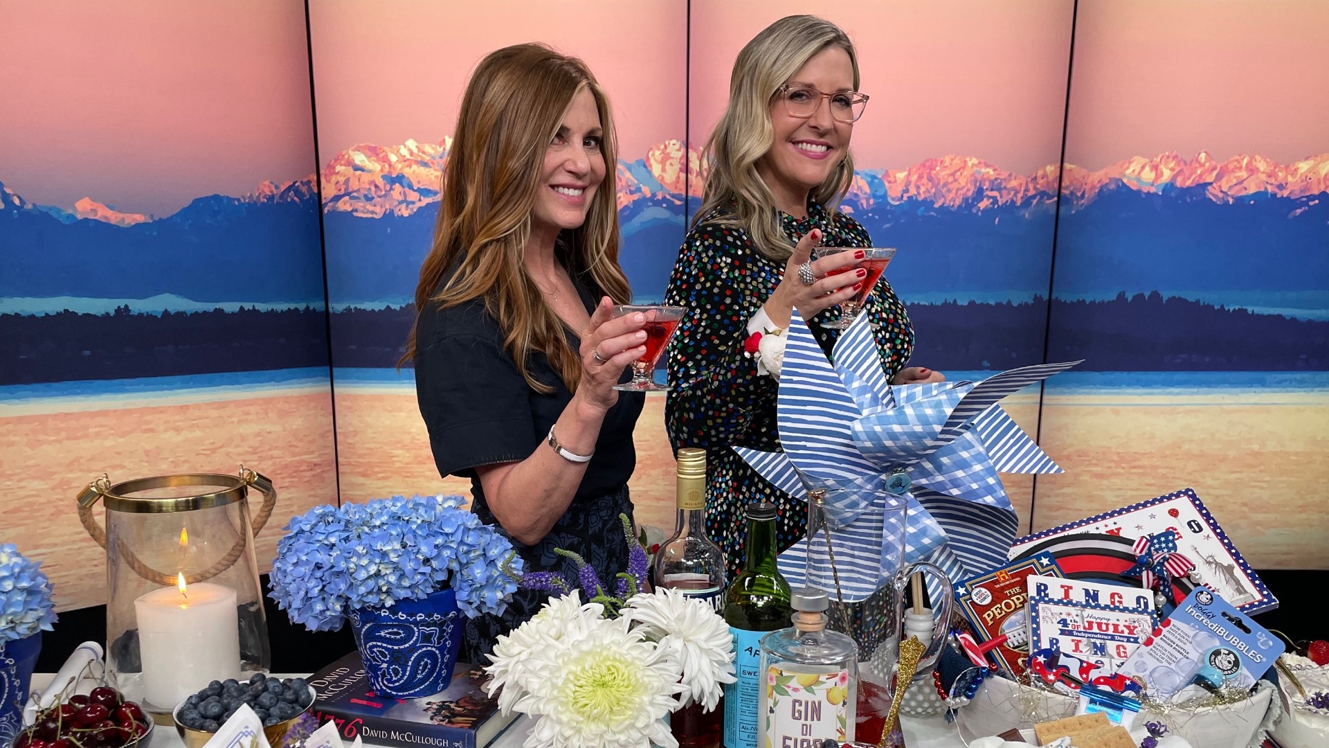 Festive décor, patriotic desserts and party games you’re guests will love. 425 Magazine’s Monica Hart throws a 4th of July party on New Day. #newdaynw